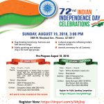 72nd Annual Indian Independence Day Celebration